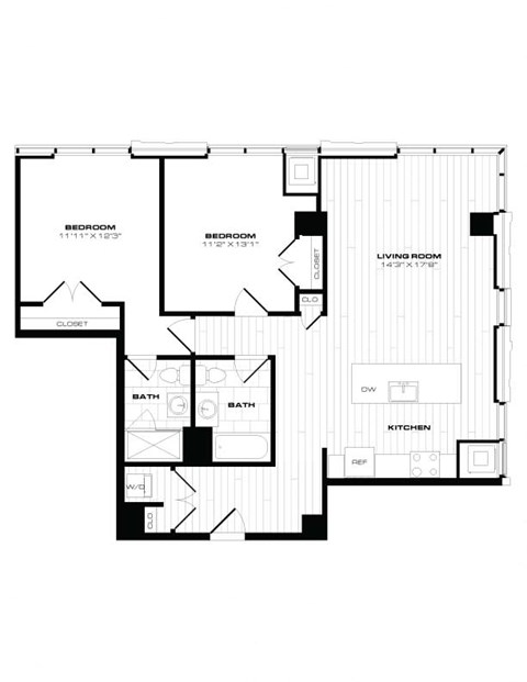 1001 Vine Street Studio-2 Beds Apartment for Rent - Photo Gallery 11